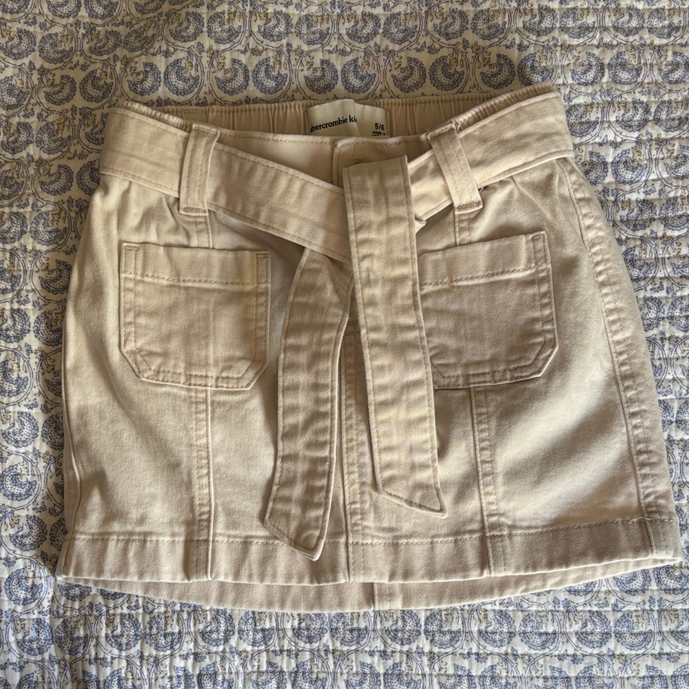 Abercrombie Kids Khaki Mini Skirt